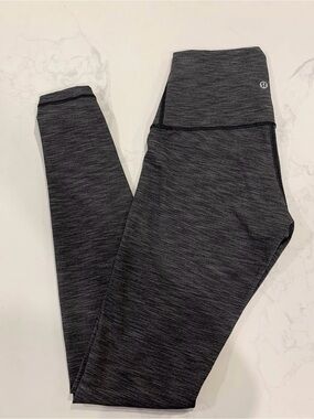 lululemon athletica Dark Gray Space-Dye High-Rise Leggings